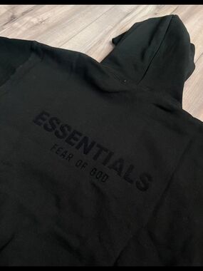 Fear of God Essentials Black Hoodie